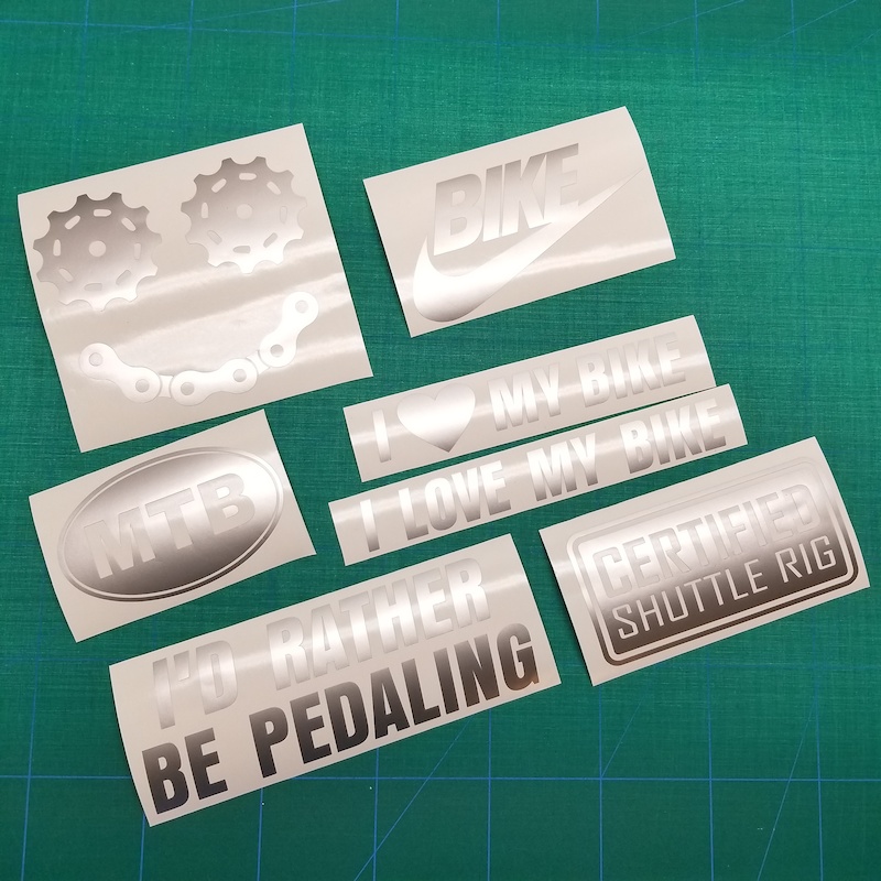 2022 Fun bike decals for your vehicle, bike, or helmet. For Sale