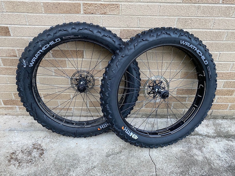 HED 26" fat bike wheels and 45nrth tires For Sale