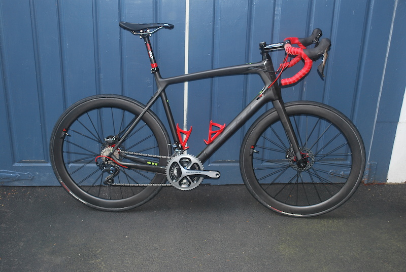 2017 Felt Z2 Disc carbon 61cm DuraAce + carbon wheels For Sale