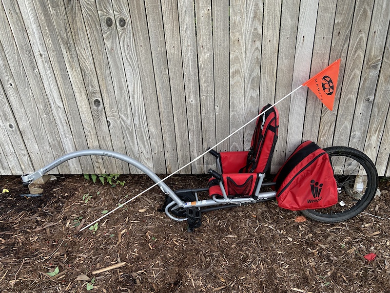 Weehoo pedal bike trailer For Sale