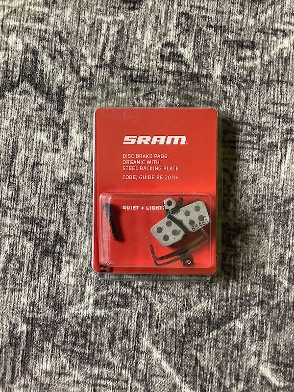 sram code metallic pads