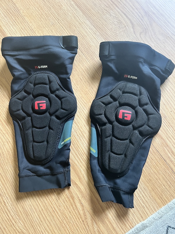 Paire De Protections Genoux/tibias G-Form Pro XXL – Rouge/Noir, Pour Cyclisme
