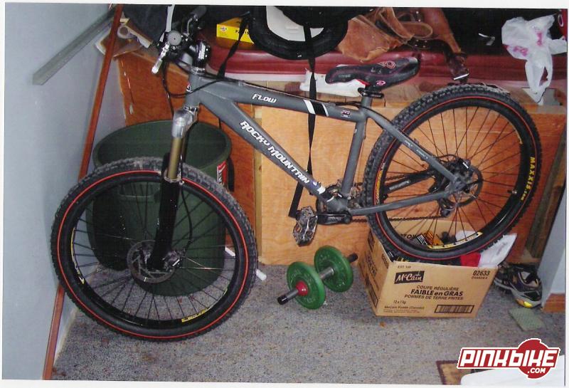 my 2003 rocky mountain flow...for sale check the byu&sell..its under hardtails(obviously)
