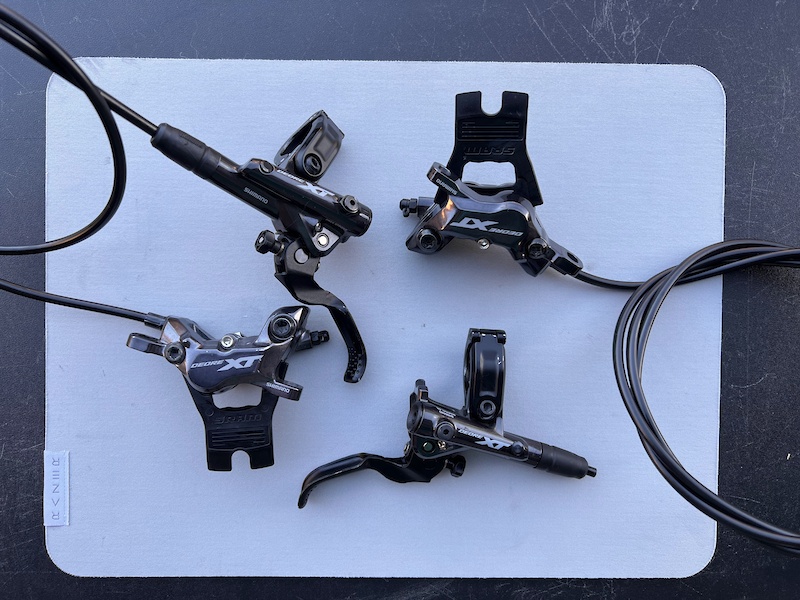 shimano xt dual piston brakes