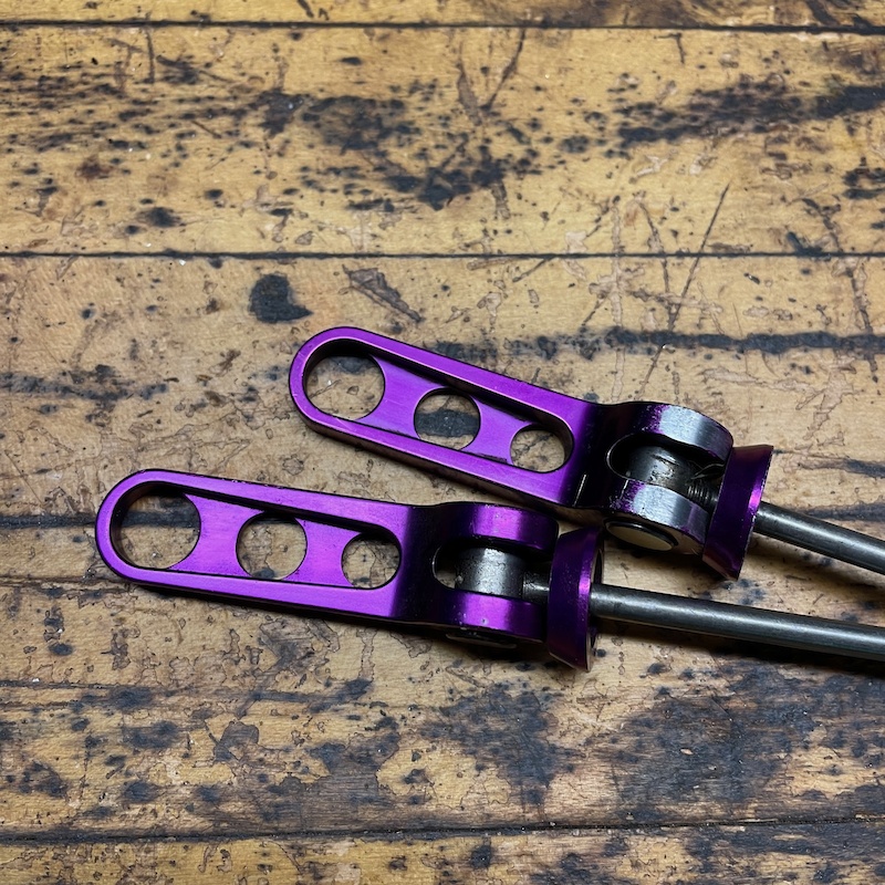 Ringle Seatpost Wheel Skewers QRs 1990s Retro Vintage For Sale