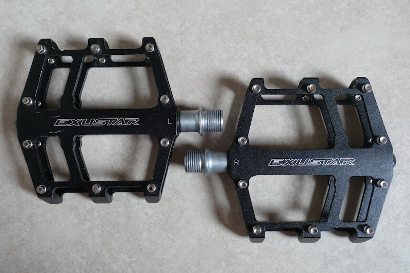 2021 Exustar E-PB525 Flat Mountain Bike MTB Pedals For Sale