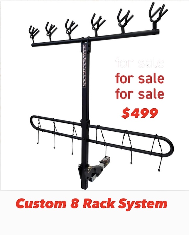 2021 North Shore Custom 8 Rack bike rack For Sale