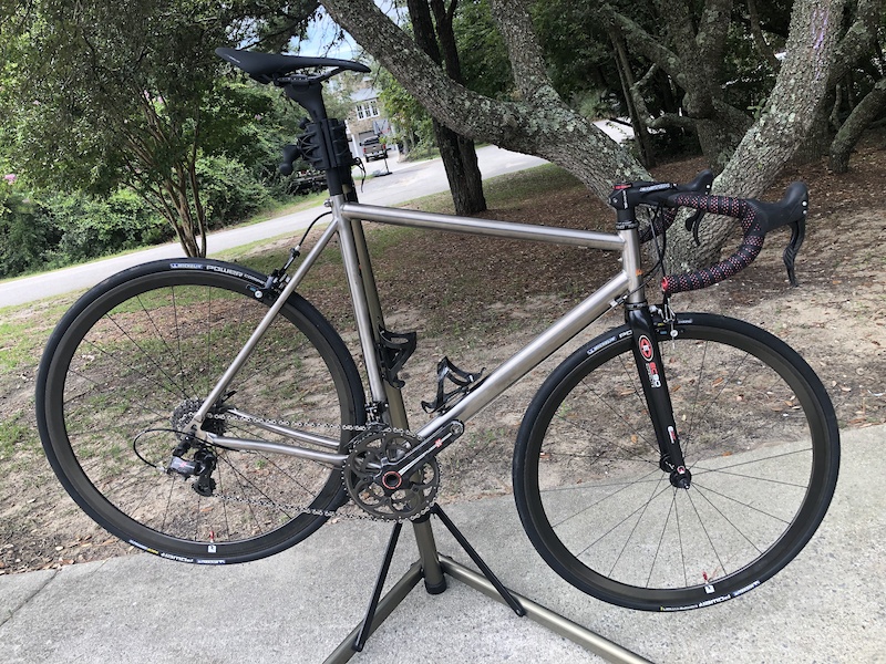 Cadre Vélo Course Alan Competizione – 56 Cm Alu Argent – Campagnolo Super Record (vintage, Italien)