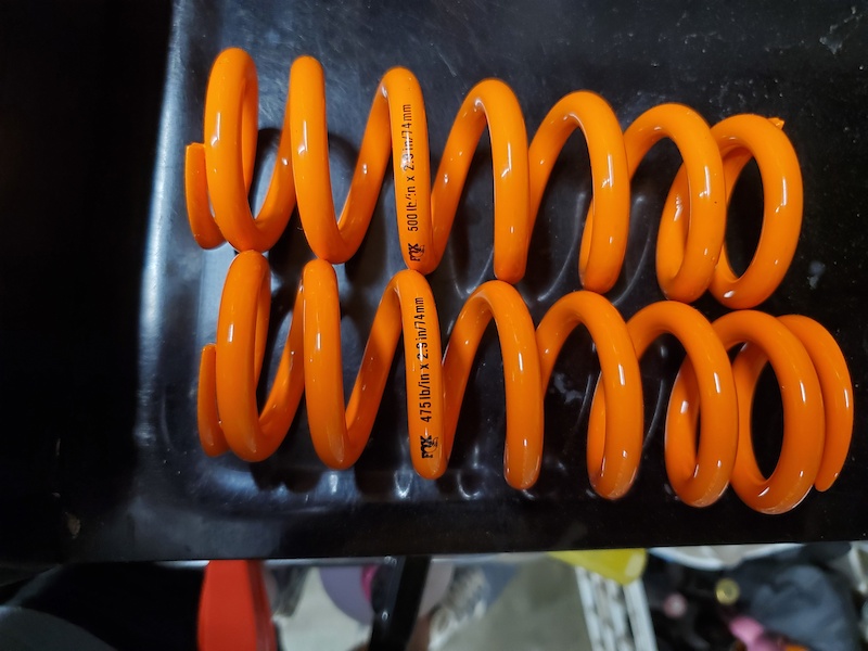 Fox Spring Lock 500 x 2.25, 475 x 2.9 Fox SLS Springs For Sale