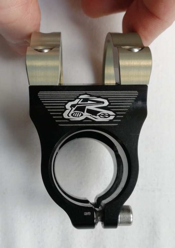 Renthal Apex 35mm Stem Clamp - +/-6 Deg, 1 1/8 Steerer, Black/Gold, Multiple Lengths