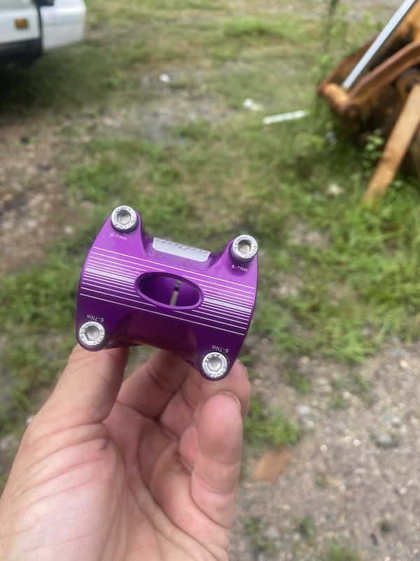 2021 Hope purple stem 50mm straight , fits 31,8 bar size For Sale