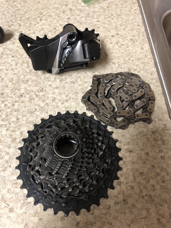 sram red axs 10 33 cassette weight