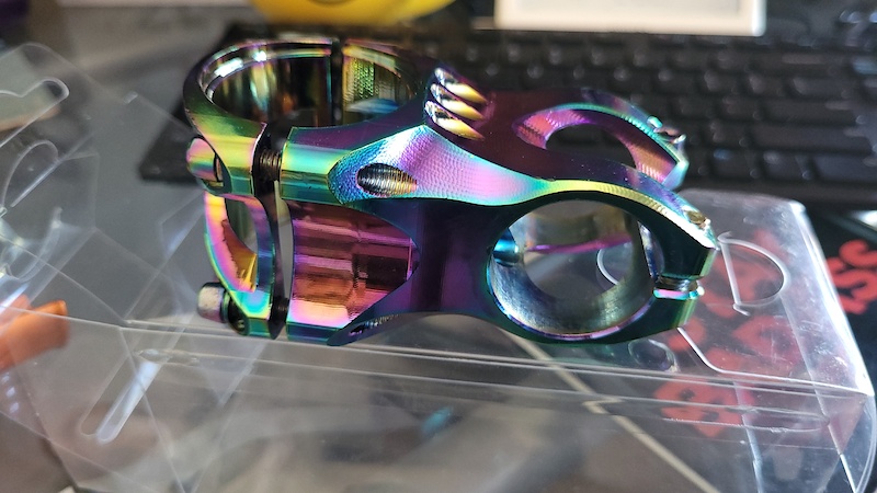 oil slick mountain bike stem