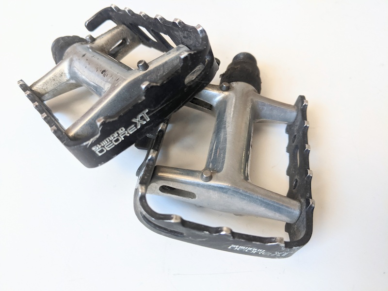 Vintage Shimano XT M735 Pedals For Sale