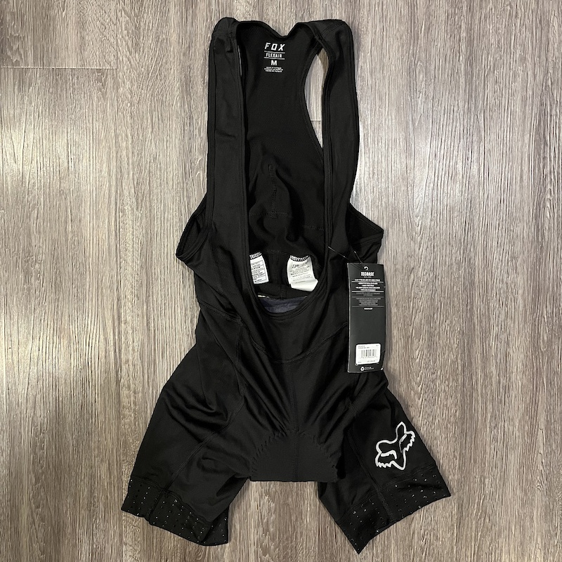 NEW Fox Racing Tecbase Bib Liner Shorts - Black Medium For Sale