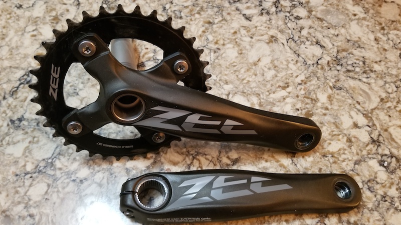 Pédalier Zee Fc-m640-1 175mm Shimano MTB bicicleta