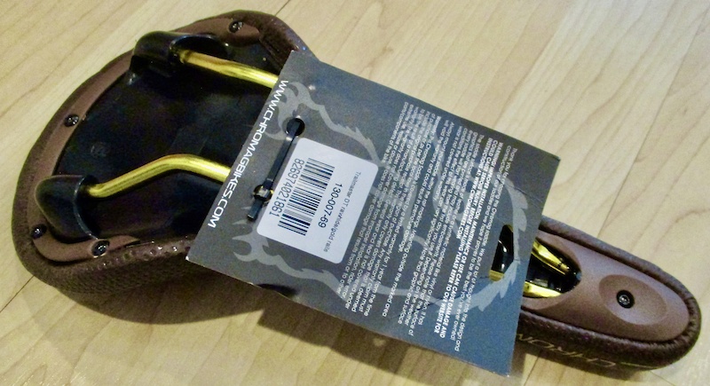 2021 New chromag trailmaster DT rawhide gold rail For Sale