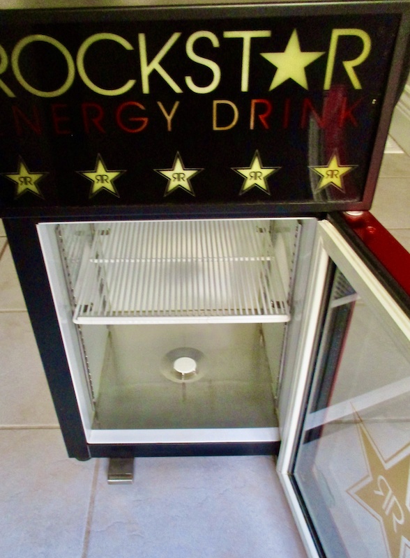 Rockstar Mini Fridge Man Cave Work Shop Cold Drinks For Sale