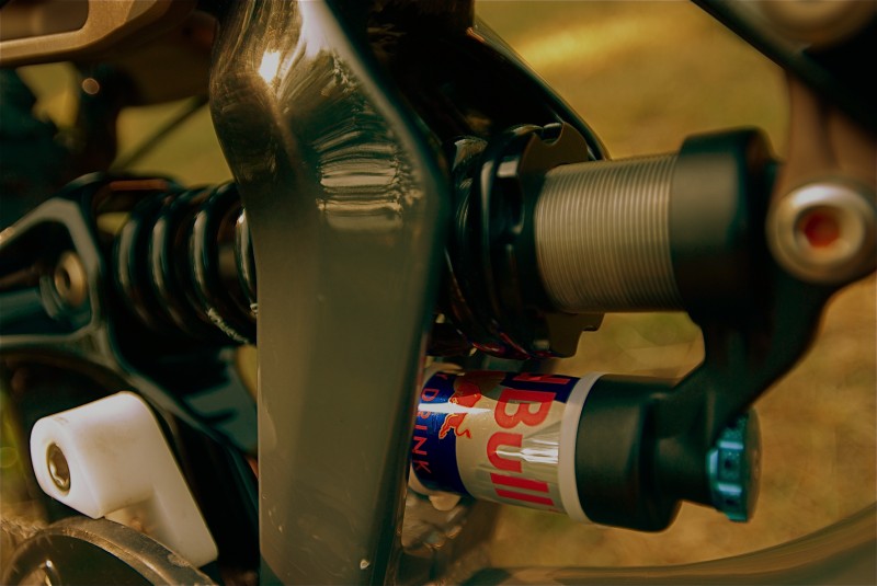 Just for style put a red bull on your rear shock !