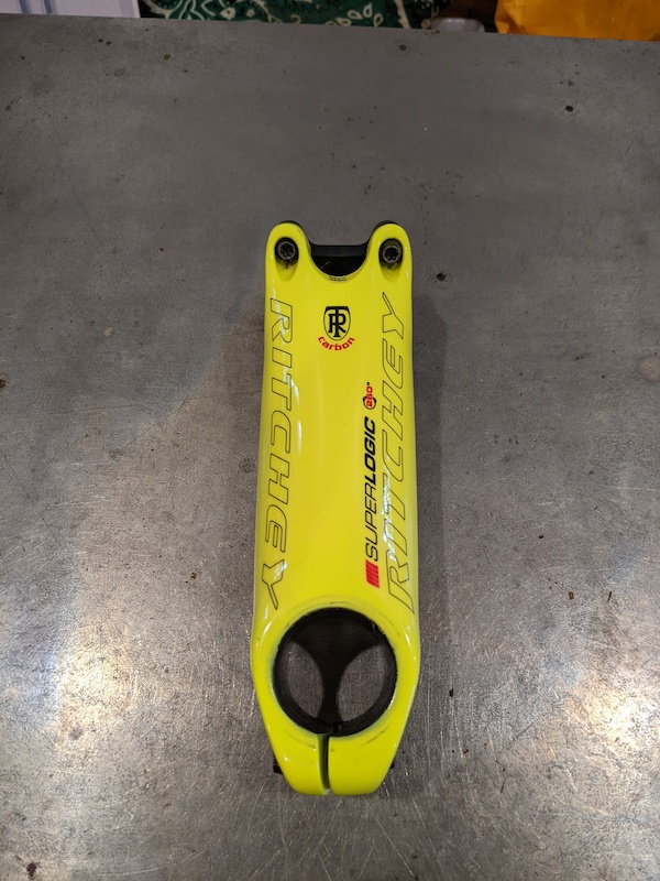 2017 Ritchey Super Logic 260⁰ Carbon stem, yellow, 110mm For Sale