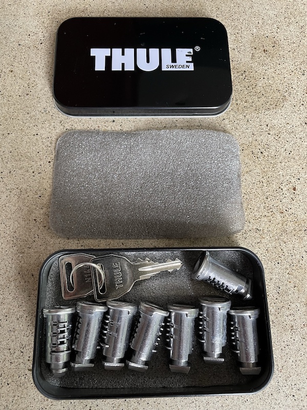 2021 Thule 588 Lock Cylinders matching 8pack For Sale