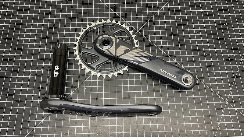 Guarnitura SRAM X1 Carbon Eagle DUB 1x12 Speed 170mm/175mm 34T Montaggio Diretto Boost