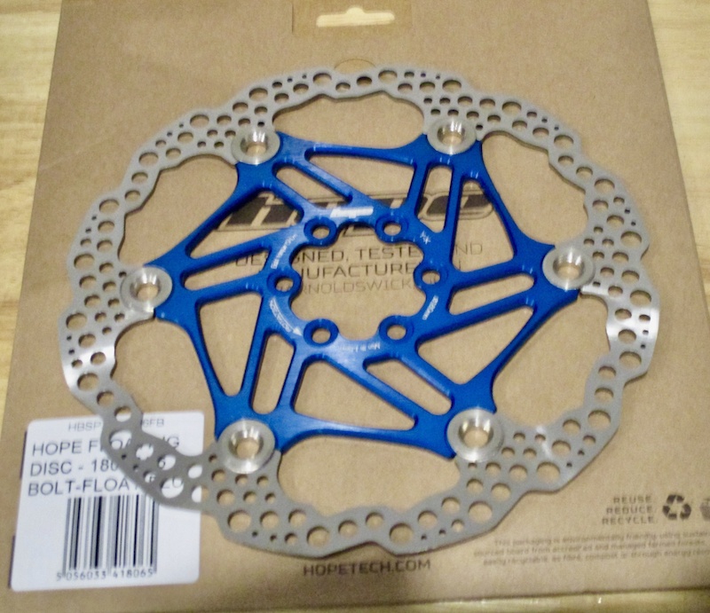 2022 new Hope 180mm Blue mtb brake rotor For Sale