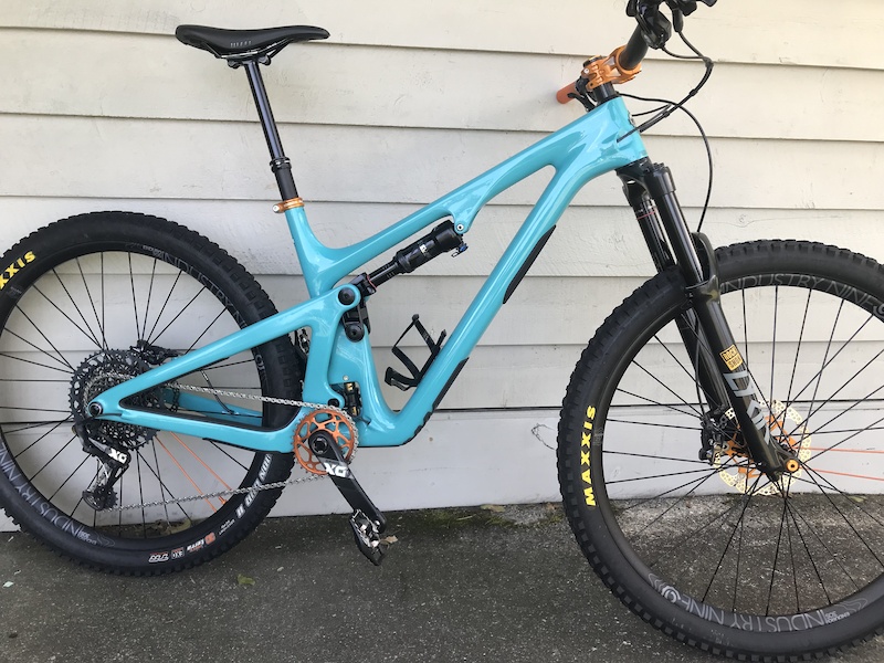 2021 Yeti SB130 Turq level frame large w/upgrades! For Sale