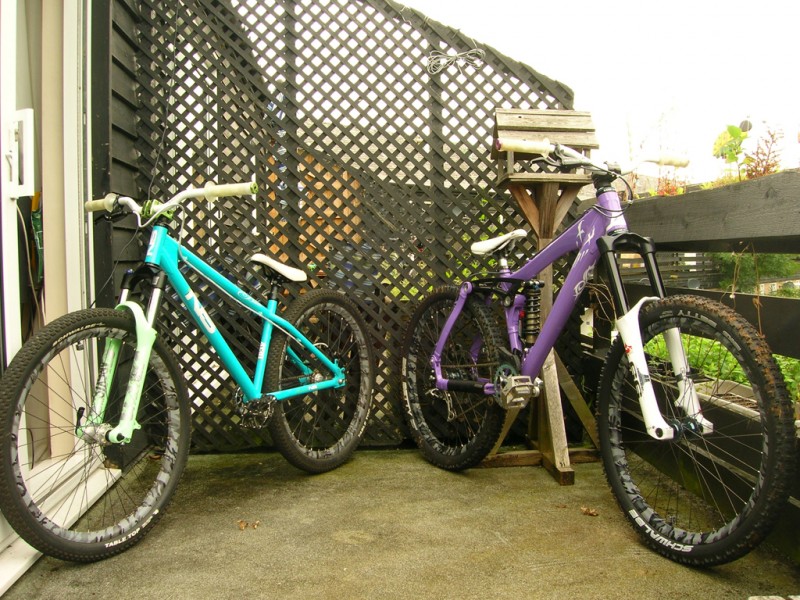 Left: NS Bitch
Right: Trek Session 77 (for sale)