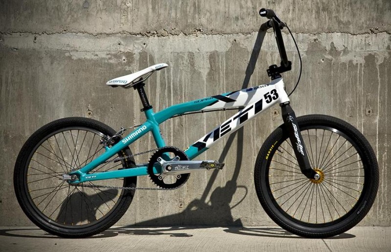 The yeti bmx that jared graves will be using at the olympics