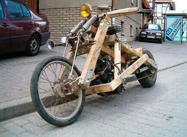 Woodenbike with 8 inch travel fork