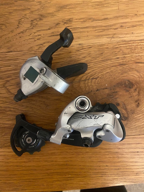 Dérailleur Arrière Shimano Deore XT RD-M751 Long Cage 9 Vitesses - Occasion En Bon état Pour VTT, Vélo De Route, Gravel, Etc.