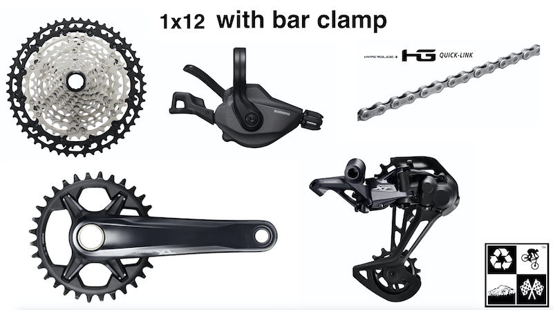 Shimano deore 2024 1x12 drivetrain