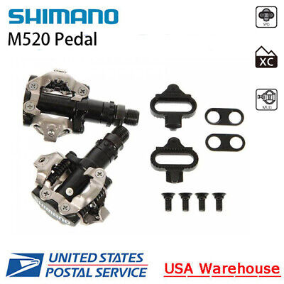 Shimano Deore PD M520 SPD Clipless W SM SH51 Cleats For Sale