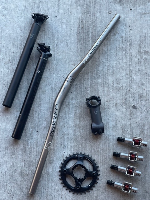 Potence de Guidon de Vélo en Alliage d'Aluminium 7075 - ZJCHAO - Rouge