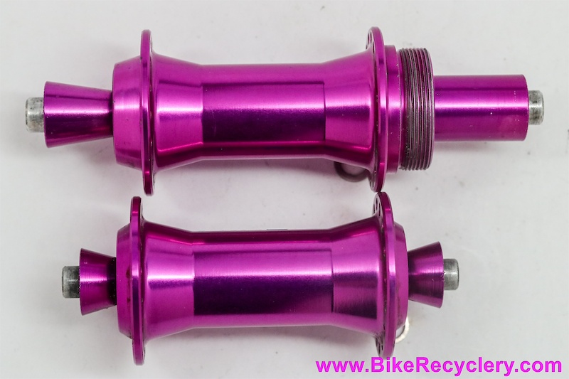 Ringle Bubba Freewheel Hubset: 3DV Purple Ano! 32H For Sale