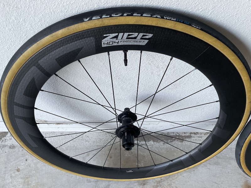 2022 Zipp Firecrest 404 58mm Disc, Shimano HG freehub For Sale