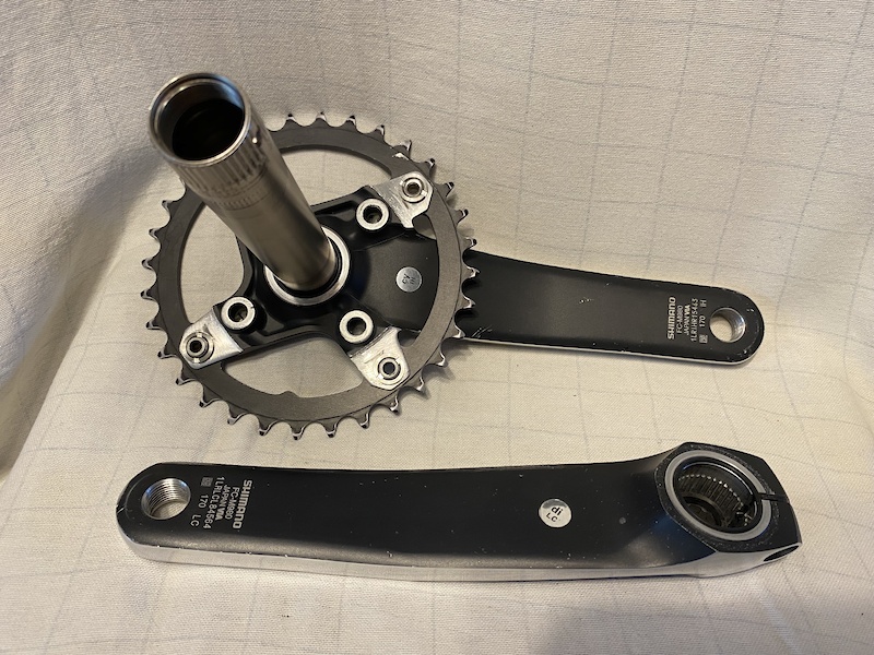 Shimano XTR M980 170 crankset POLISHED For Sale