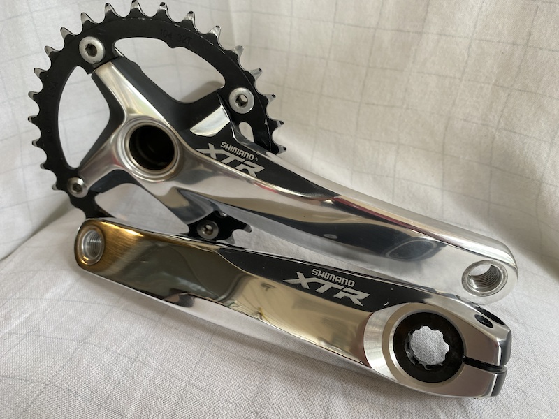 Shimano XTR M980 170 crankset POLISHED For Sale
