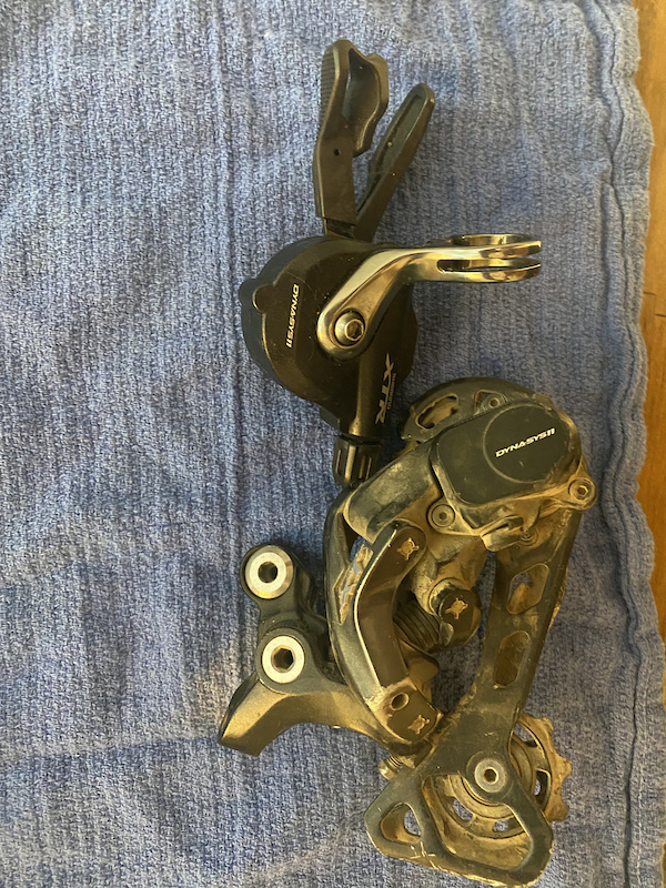2018 Shimano XT 11sp derailleur, XTR shifter For Sale