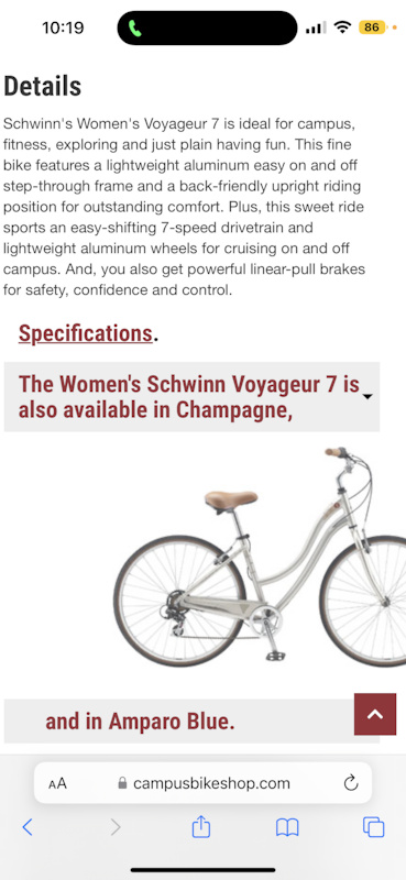 Schwinn voyageur 2 discount women's