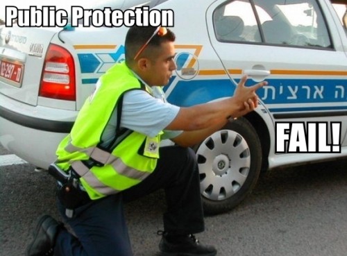 israeli traffic police is a big fail