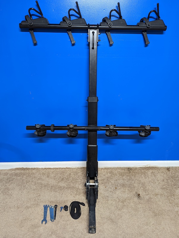 Yakima HangOver 4 Bike Vertical Hitch MTB Rack For Sale