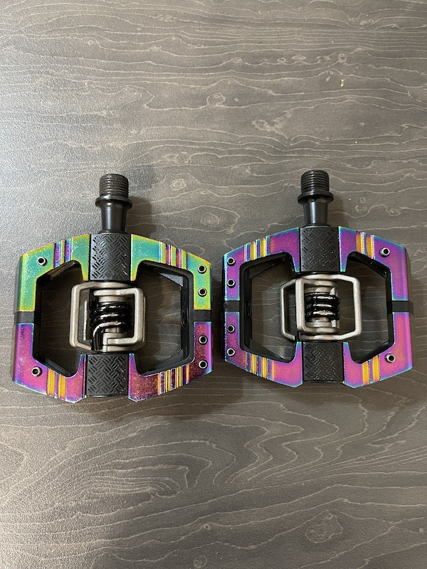 CrankBrothers Mallet-E LS Limited Edition Oil-Slick Clipless Pedals