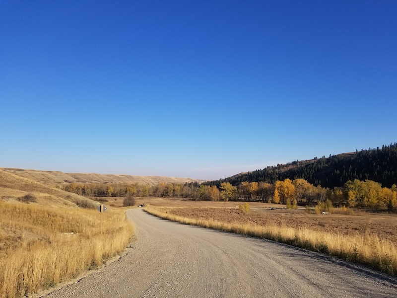 McKinnon Flats Access Road Multi Trail Langdon, Alberta