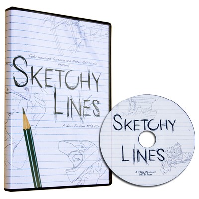 DVD box for sketchy lines