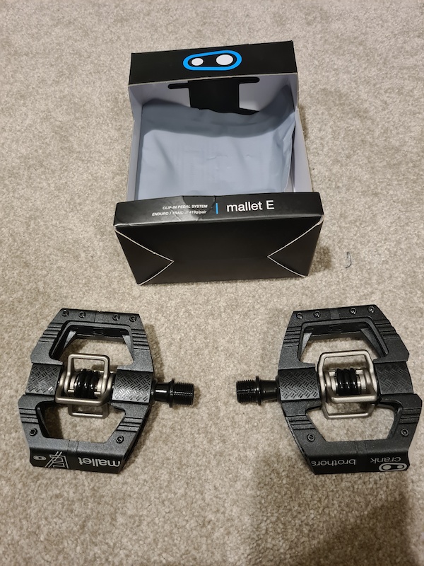 PEDAL CRANKBROTHERS MALLET E BLACK/BLACK