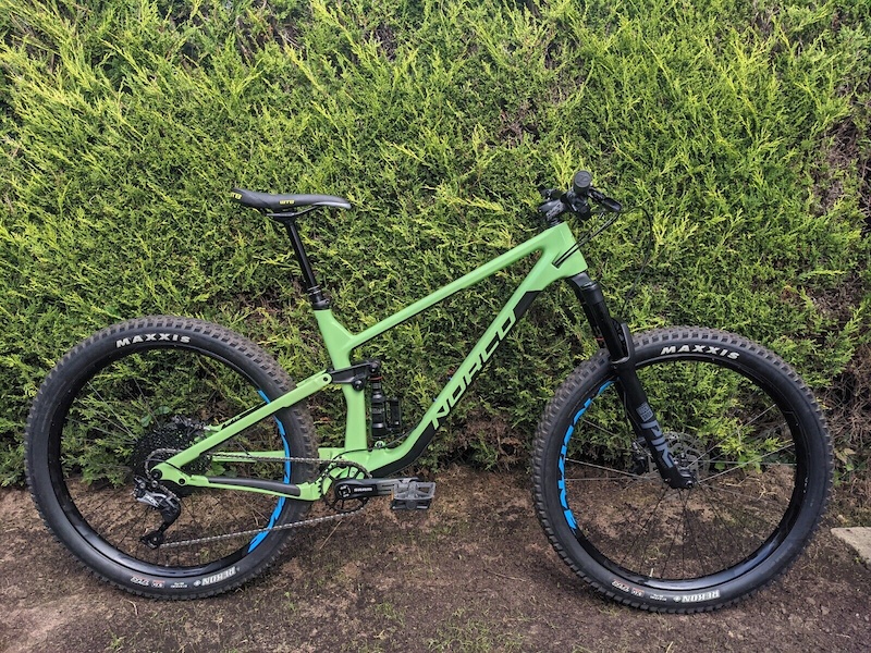 orange rocky mountain bike