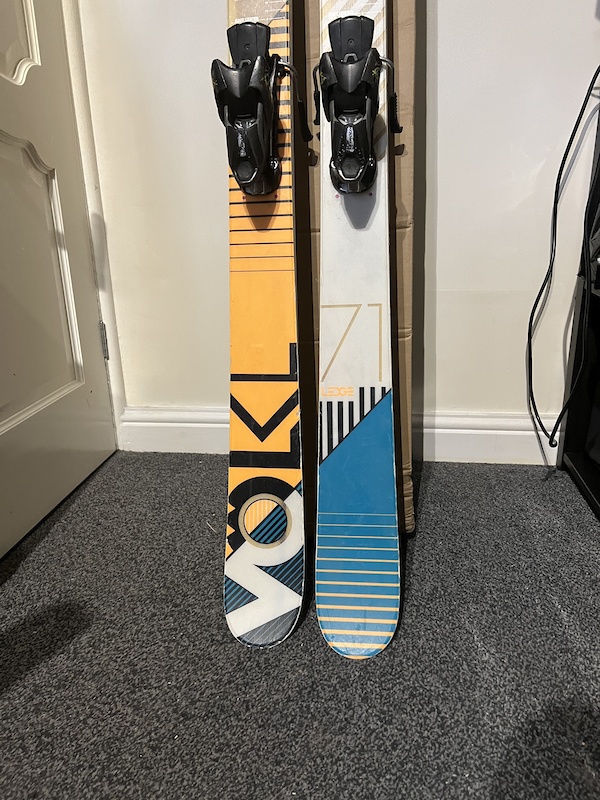 2013 Volkl Ledge 171cm Twin Tip Park Skis For Sale