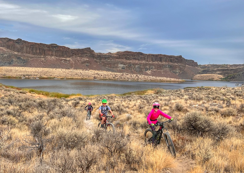 Dusty South Mountain Biking Trail Quincy, Washington